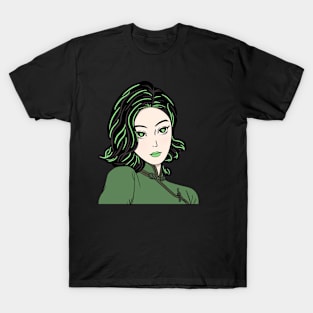 Vector Girl Grenn T-Shirt